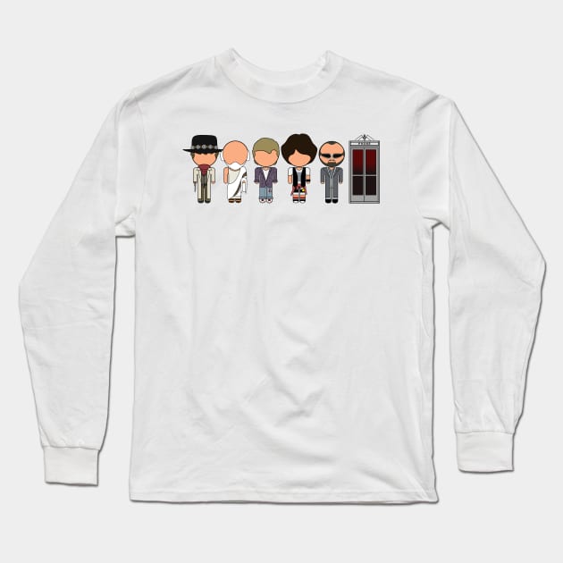 More Bill and Ted's Excellent Icons - "Vector Eds" Long Sleeve T-Shirt by TwistedKoala